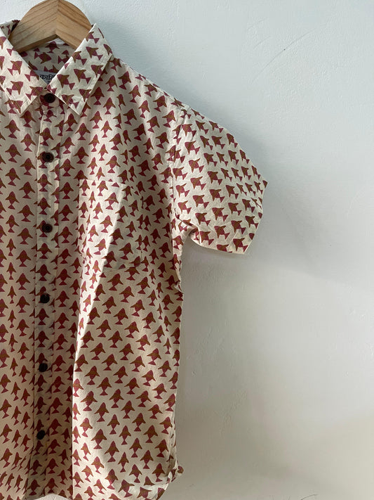 Fish Print Kids Premium Cotton Shirt- Oversized