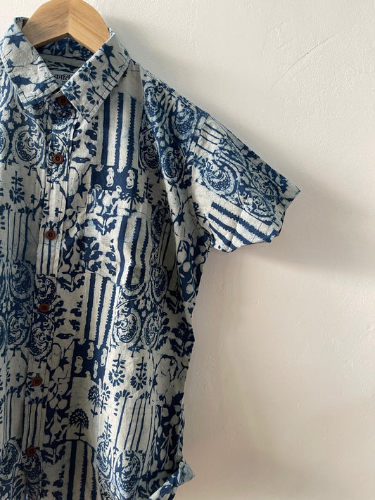 Kids Lightweight Printed Quikry Shirt - Comfort & Style- Oversized