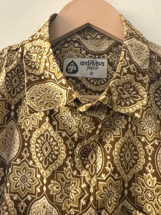 Printed Half Sleeves Shirt For Men - Mehendi Ceremony