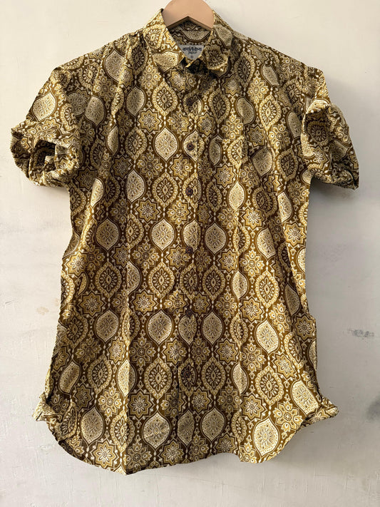 Printed Half Sleeves Shirt For Men - Mehendi Ceremony