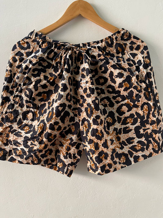 Jungle Print Men's Cotton Shorts