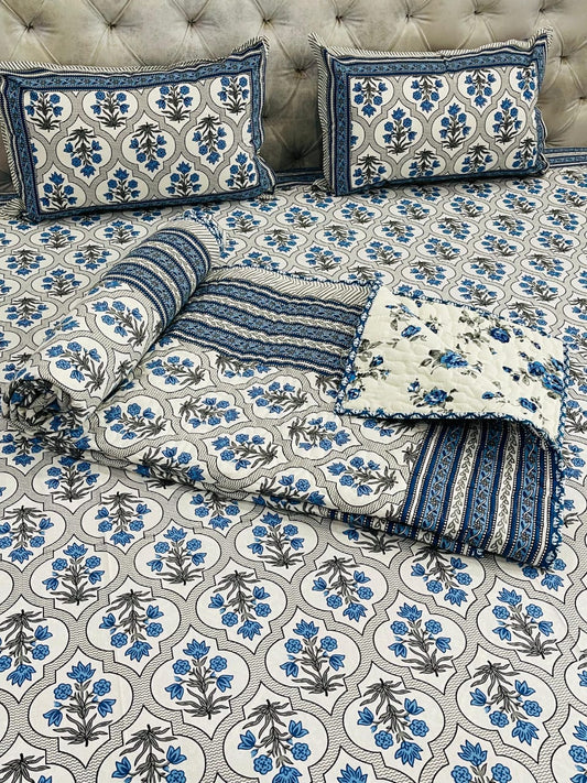Block Printed Bedding Set