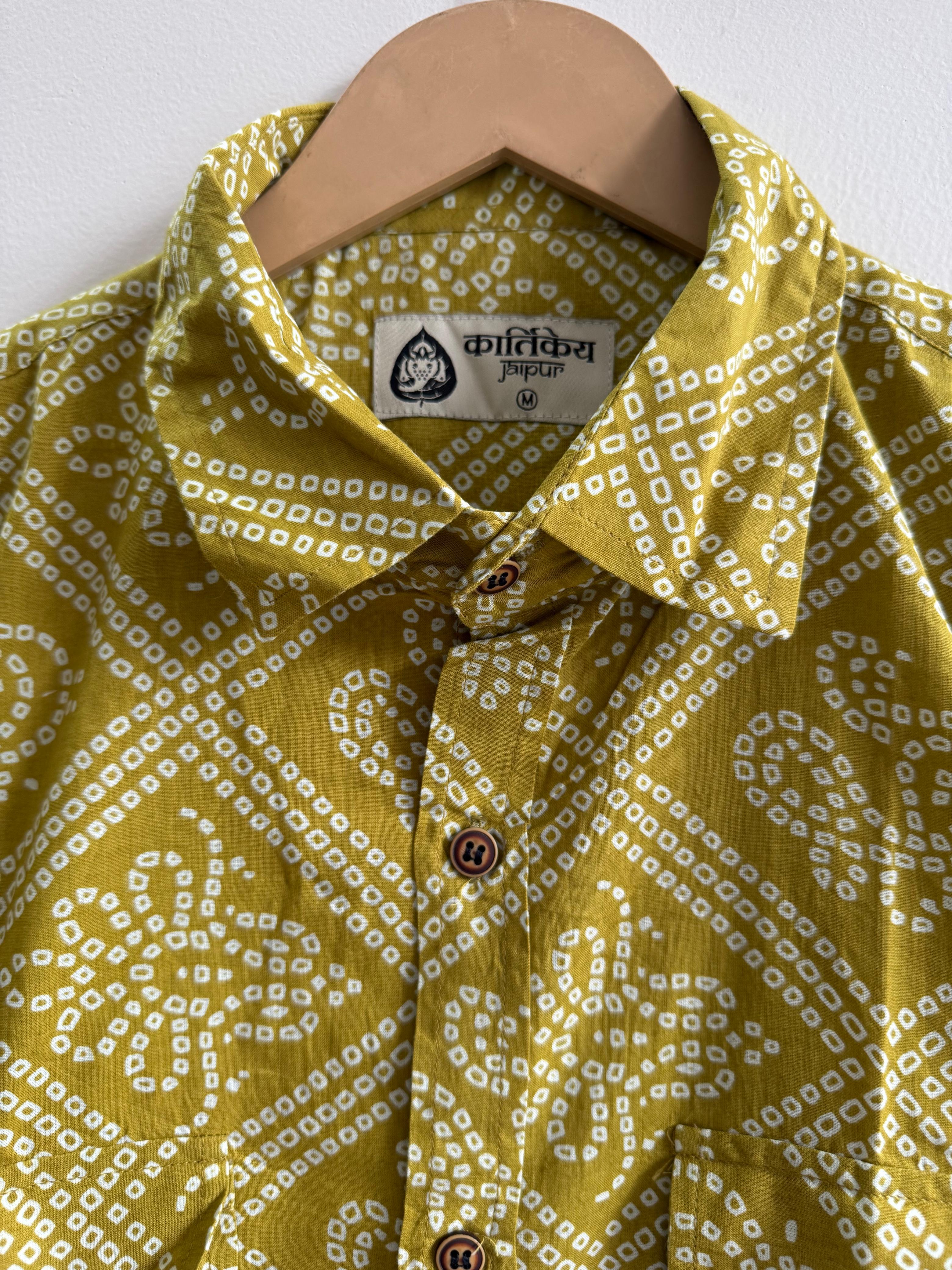 Vintage Cotton Hunting Shirt for Men Bandhej