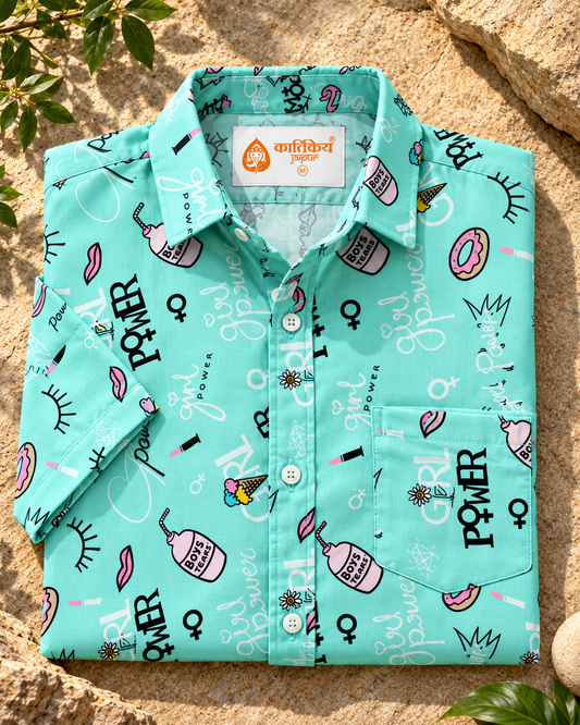 Cotton Blend Casual Shirt For Men