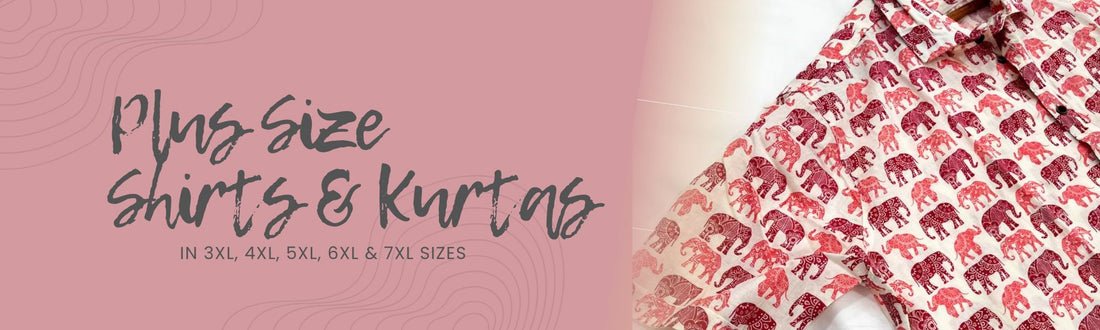 Plus Size Shirts & Kurtas