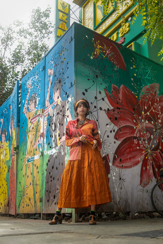 Floral Oversized Shirt for Women X Ratikha Venugopal