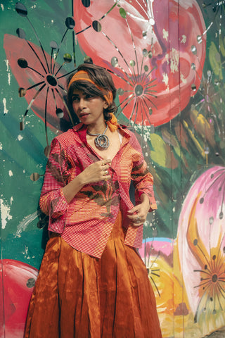Floral Oversized Shirt for Women X Ratikha Venugopal