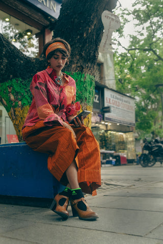 Floral Oversized Shirt for Women X Ratikha Venugopal