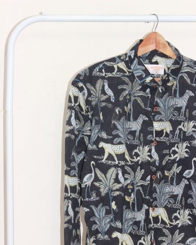 Black Full Sleeve Casual Shirt for Men