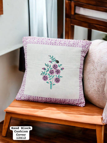 Hand Block Printed 100% Pure Cotton Cushion Covers