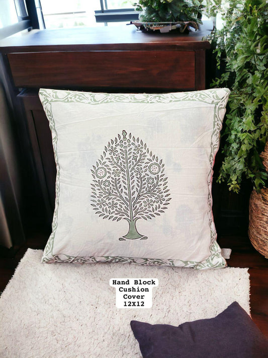 Hand Block Printed 100% Pure Cotton Cushion Covers