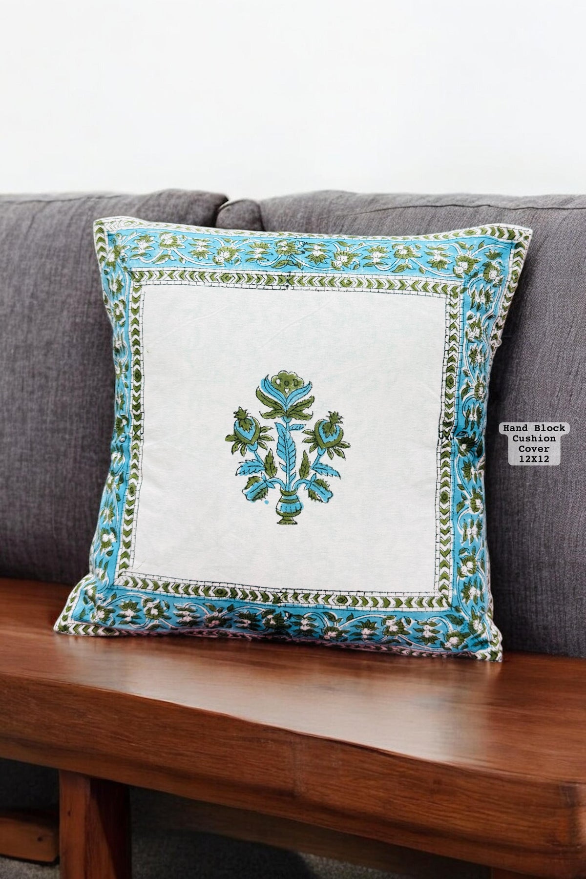 Hand Block Printed 100% Pure Cotton Cushion Covers