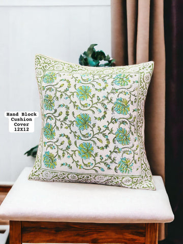 Hand Block Printed 100% Pure Cotton Cushion Covers