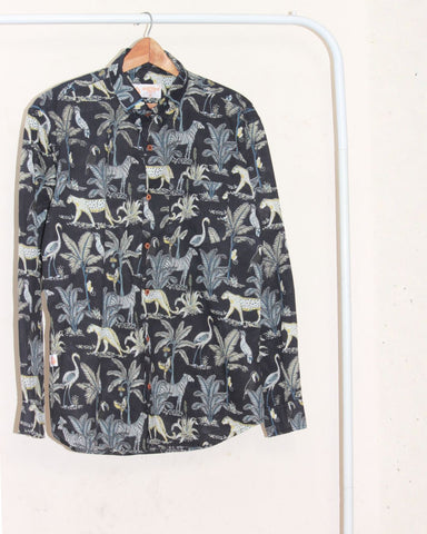 Black Full Sleeve Casual Shirt for Men