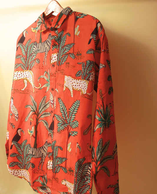 orange-tropical-jungle-print-mens-shirt