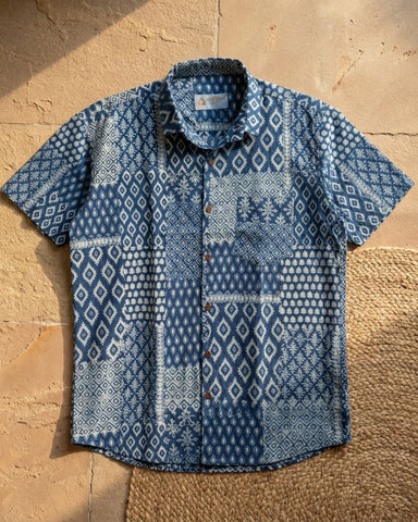 Artist Edit Indigo Print Shirt