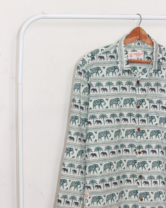 Ethnic Tribal Print full Sleeve Shirt for Men