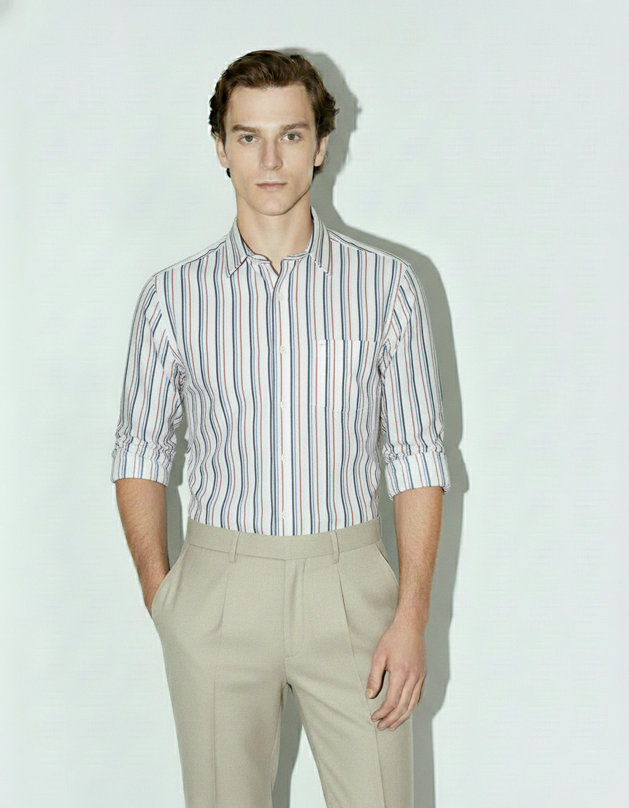 Mens Stripper Every Day Wear Premium Cotton Shirt