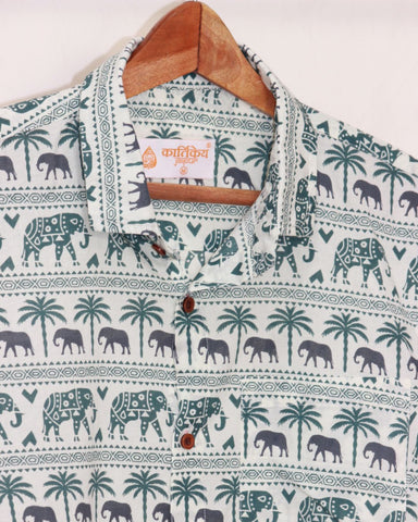Ethnic Tribal Print full Sleeve Shirt for Men
