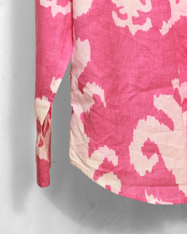 Pink Ikat Full Sleeve Shirt for Men