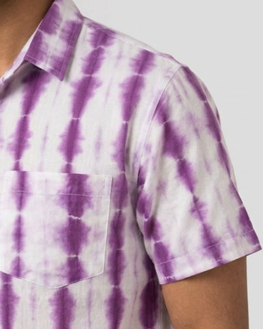 Lavender Tie Dye Cotton Shirt