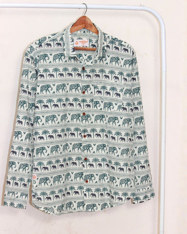 Ethnic Tribal Print full Sleeve Shirt for Men