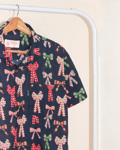 Holiday Christmas Shirt for men - Dark Blue