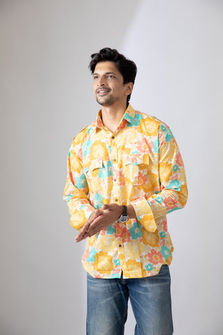 Old School Vintage Clothing Hunting Cotton Shirt