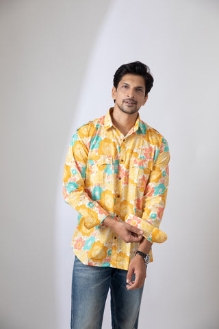 Old School Vintage Clothing Hunting Cotton Shirt