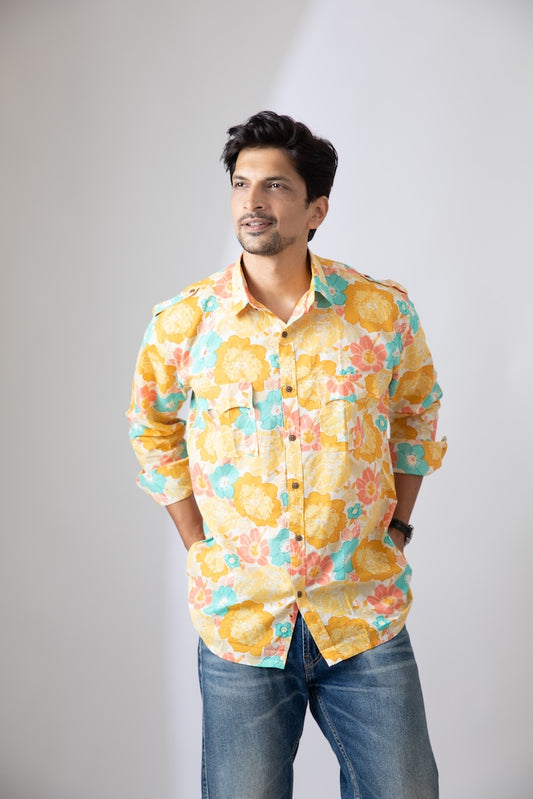 Old School Vintage Clothing Hunting Cotton Shirt
