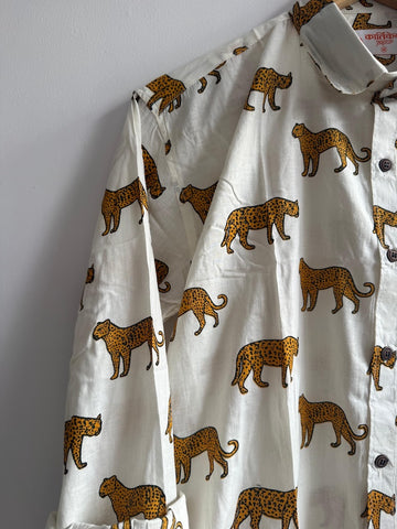 Jungle Print Cotton Mens Full Sleeves Shirt - Safari Edit