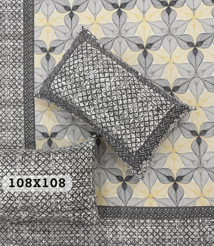 Jaipuri Rajasthani Cotton Bedsheet with Pillow Cover