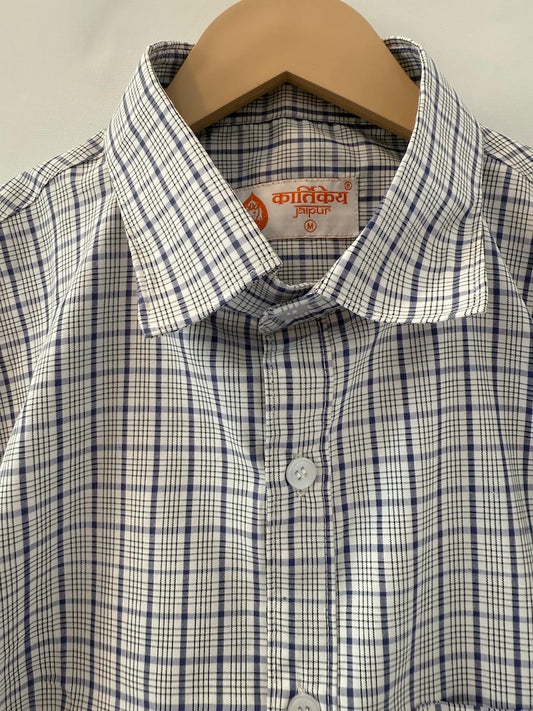 Mens Broad Checks Every Day Wear Premium Cotton Shirt