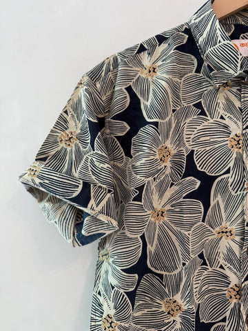Classic Floral Print Cotton Shirt - GOA VIBE