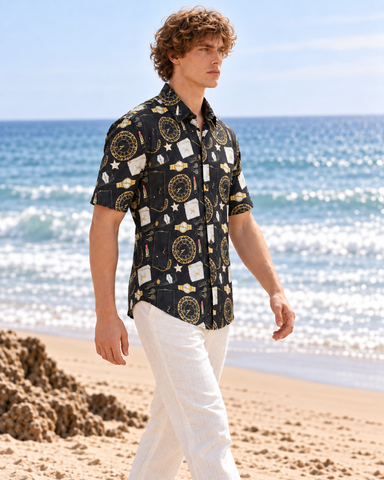 Cotton Blend Casual Shirt For Men