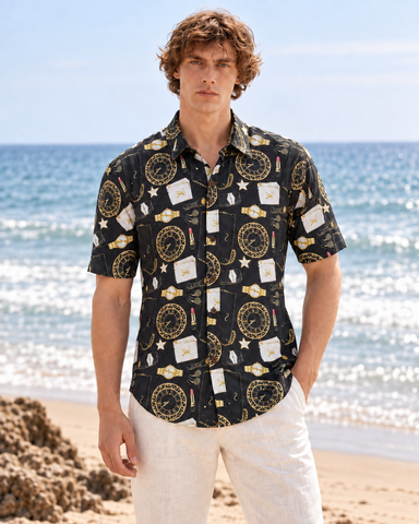 Cotton Blend Casual Shirt For Men