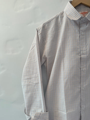 Mens Small Checks Every Day Wear Premium Cotton Shirt