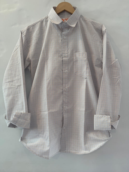Mens Small Checks Every Day Wear Premium Cotton Shirt