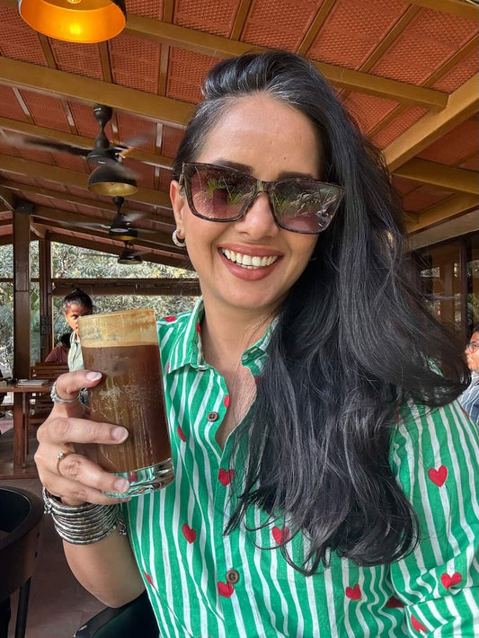 Women Conversational Striped Cotton Causal Shirt