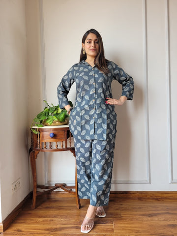 Handblock Pure Women Co-ord set