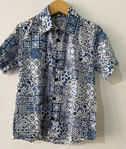 Kartikeye Jaipur Indigo Unisex Co ord Sets for Kids