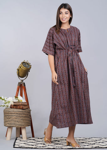 Cotton Printed Women Summer Nighty