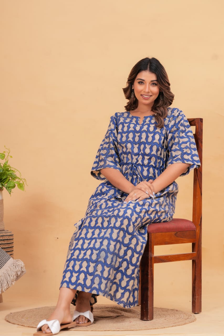 Cotton Printed Women Summer Nighty