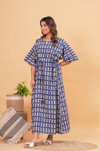 Cotton Printed Women Summer Nighty