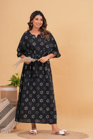 Cotton Printed Women Summer Nighty