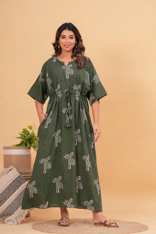 Cotton Printed Women Summer Nighty