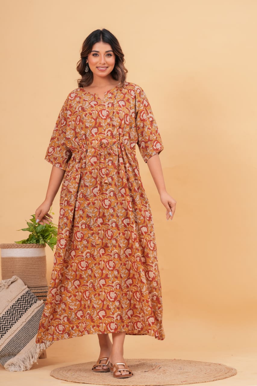 Cotton Printed Women Summer Nighty