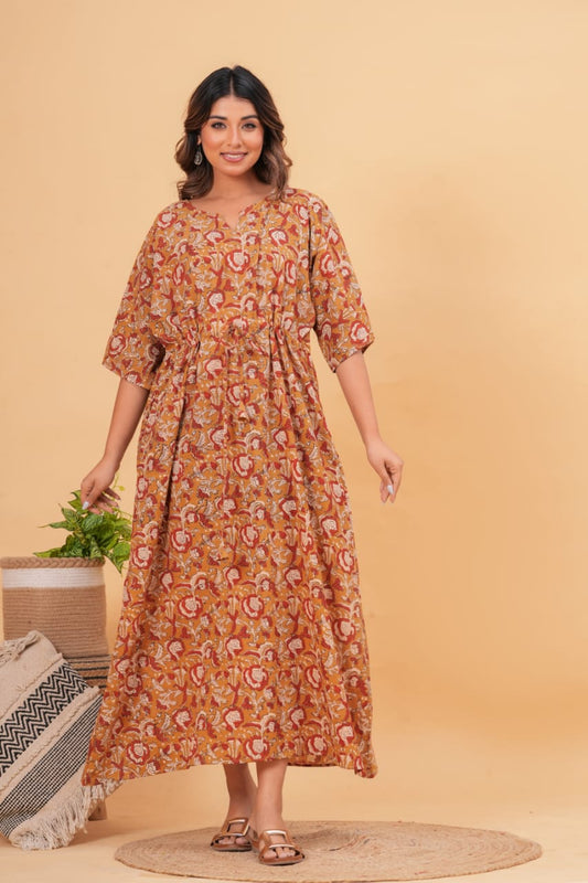 Cotton Printed Women Summer Nighty