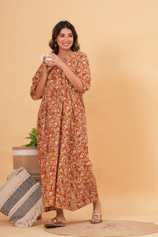 Cotton Printed Women Summer Nighty