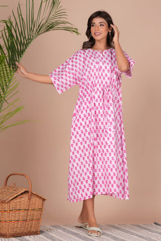 Cotton Printed Women Summer Nighty